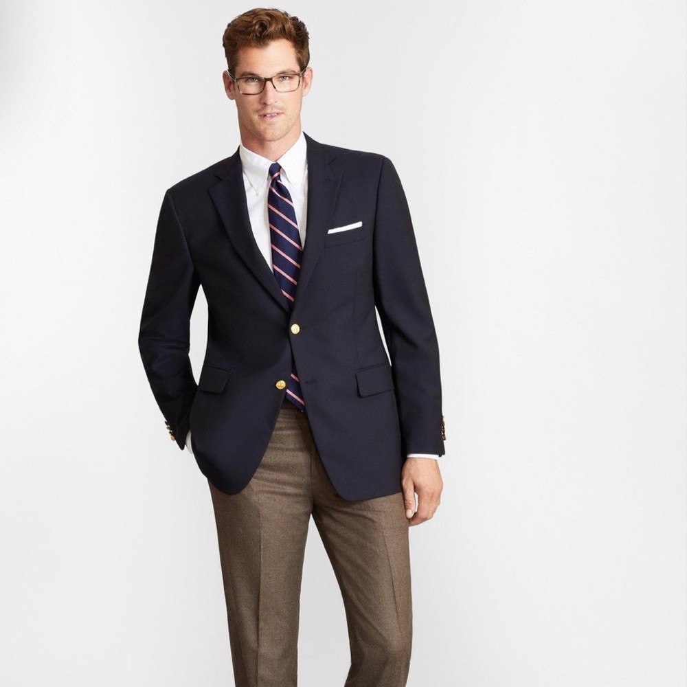 Navy blue Brooks Brothers blazer
